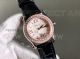 Perfect Replica Chopard Happy Sport Rose Gold Diamond Bezel Black Leather 30mm Women's Watch (4)_th.jpg